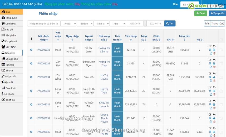 quản lý bán hàng full code,Code Phần mềm quản lý bán hàng,Code quản lý bán hàng