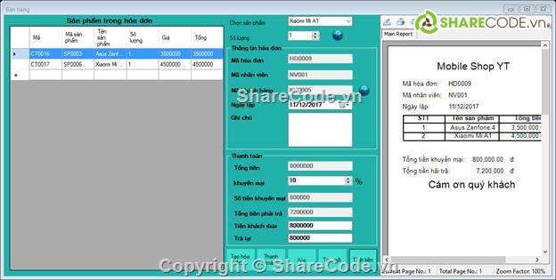 quản lý bán hàng,code c# lập trình,crytal report,code quản lý cửa hàng,phần mền quản lý