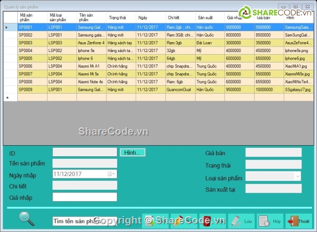 quản lý bán hàng,code c# lập trình,crytal report,code quản lý cửa hàng,phần mền quản lý