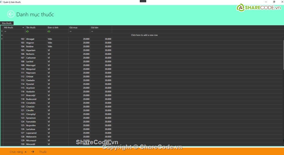 phân mềm quản lý,quản lý bán thuốc C#,quản lý bán thuốc C# WPF,Phần mềm quản lý bán thuốc C#