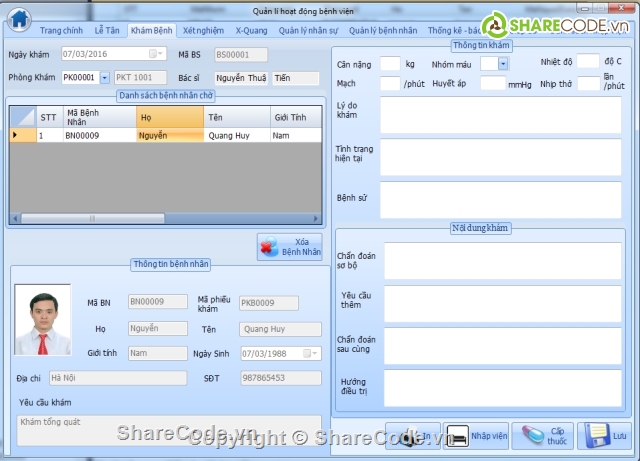 quản lý bệnh viện,quản lý phòng khám,quản lý hồ sơ,quản lý bệnh nhân