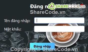 quản lý cà phê,quản lý c#,cà phê c#,Phần mềm quản lý đại lý cà phê