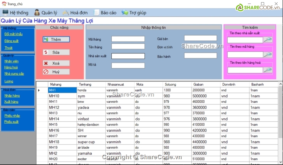 phần mềm quản lý cửa hàng,phần mềm quản lý c# + báo cáo,phần mềm quản lý xe máy,phần mềm quản lý xe máy c#,phần mềm c# quản lý,phần mềm c#