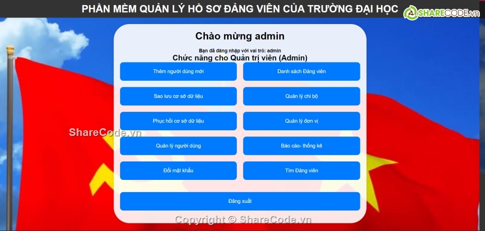 web php,web quản lý,báo cáo,php mysql,quản lý hồ sơ Đảng viên