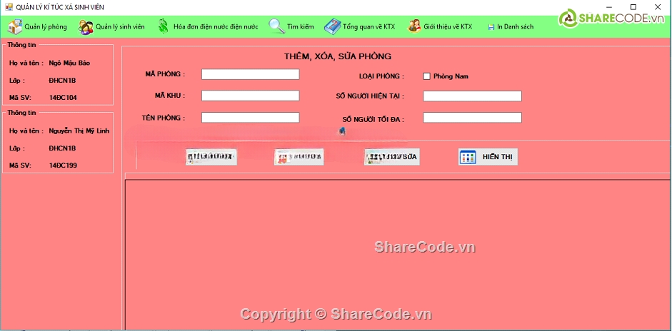phần mềm quản lý,phần mềm quản lý sinh viên,full báo cáo