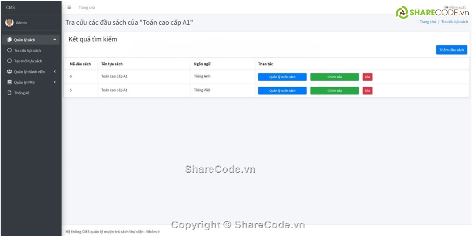 phần mềm quản lý,quản lý thư viện sách,code quản lý thư viện sách