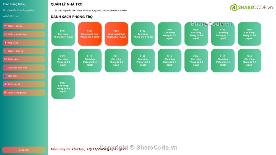 Phần mềm quản lý nhà trọ,Phần mềm quản lý nhà trọ C#,code quản lý nhà trọ,Phần mềm quản lý C#,phần mền quản lý nhà trọ code c#,code c# quản lý nhà trọ