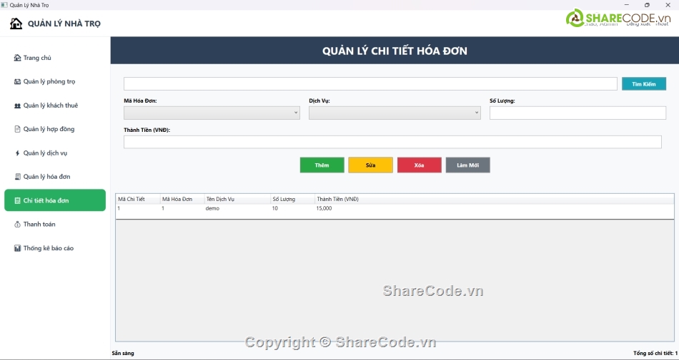 Sharecode,wpf,visual c#,lập trình c#,#PhanMemQuanLy,Phần mềm quản lý nhà trọ