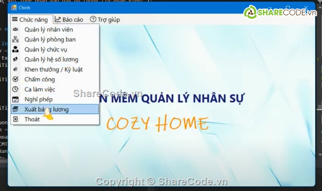 phần mền quản lý,quản lý nhân sự,winform,lập trình c#,báo cáo đồ án