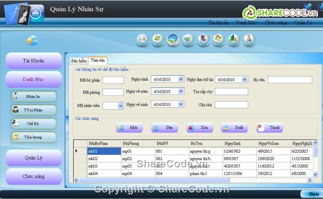 phần mềm quản lý,code quản lý,quản lý nhân sự,quản lý nhân viên,quản lý công nhân,quản lý tiền lương