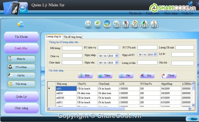 phần mềm quản lý,code quản lý,quản lý nhân sự,quản lý nhân viên,quản lý công nhân,quản lý tiền lương