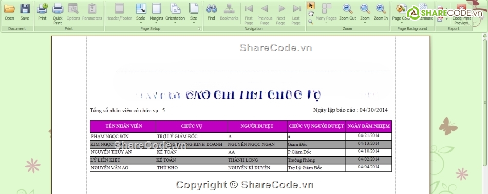 quản lý nhân sự,quản lý,winform