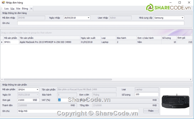 Phần mềm quản lý,quản lý nhập xuất hàng,báo cáo xuất nhập tồn,báo cáo thống kê,quản lý nhập xuất