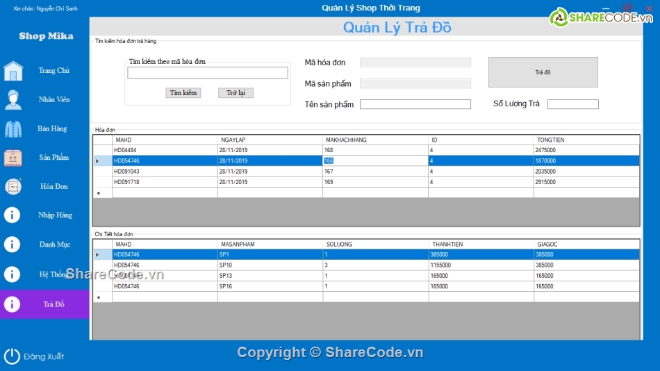 C#,SQL,quản lý,phần mềm,shop thời trang,phần mềm quản lý