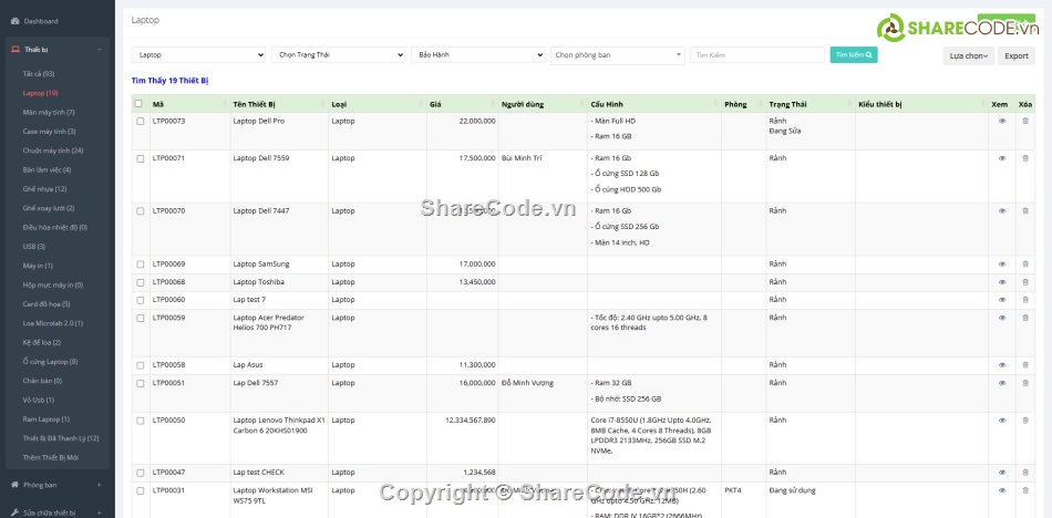 Phan mem quan ly tai san cong ty C# Full,Phan mem quan ly tai san C# Full CSDL SQL,Phan Mem Quan Ly Tai San Cty Full CSDL,Quản lý tài sản công ty Full CSDL SQL C#