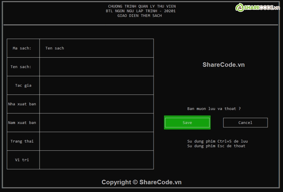 Code phần mềm quản lý,phân mềm quản lý thư viện,lập trình c/c++,quản lý thư viện C++,quản lý thư viện,phần mềm quản lý thư viện c++