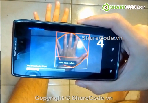 App Android,Android Programming,nhận dạng bàn tay,ứng dụng nhận diện bàn tay,source code nhận diện ngón tay