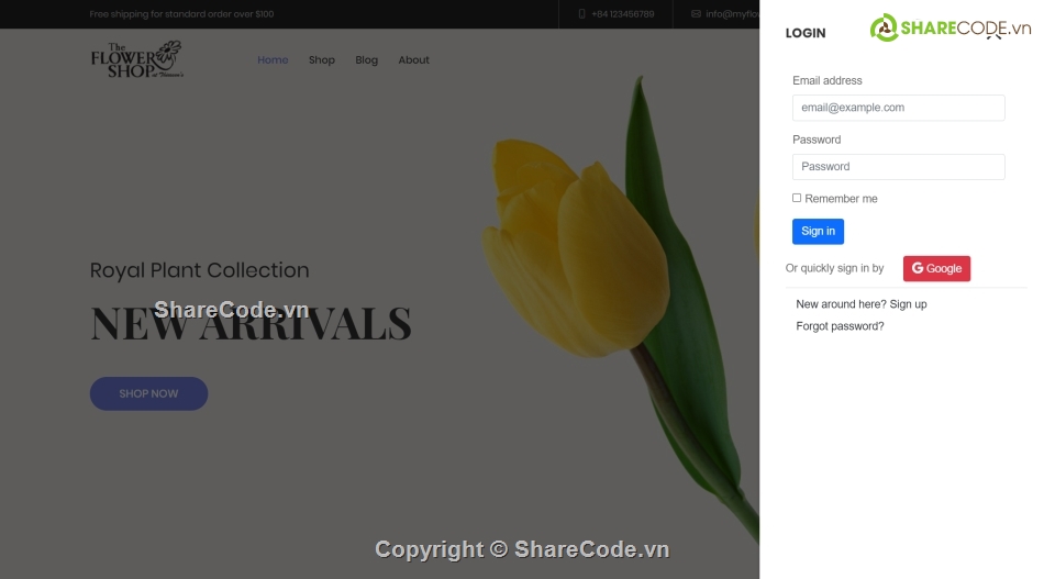 jsp,cửa hàng hoa,web cửa hàng hoa