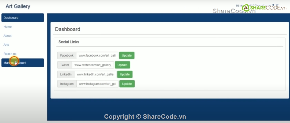 website trưng bày,ảnh nghệ thuật,a b c