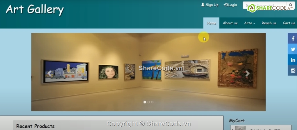 website trưng bày,ảnh nghệ thuật,a b c
