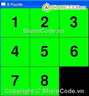 8 puzzle,Python,pygame,game puzzle,game 8 puzzle,source code 8 puzzle