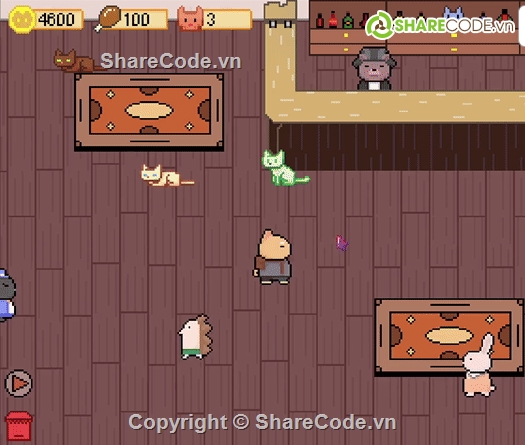 Quán cà phê,cà phê mèo,quản lý cà phê mèo