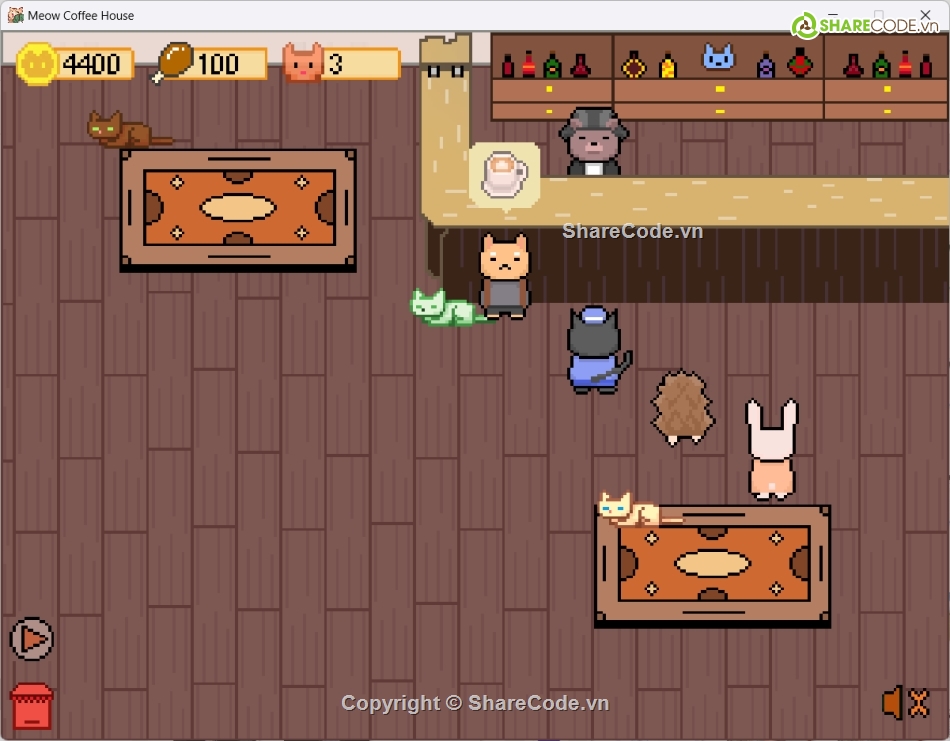 Quán cà phê,cà phê mèo,quản lý cà phê mèo