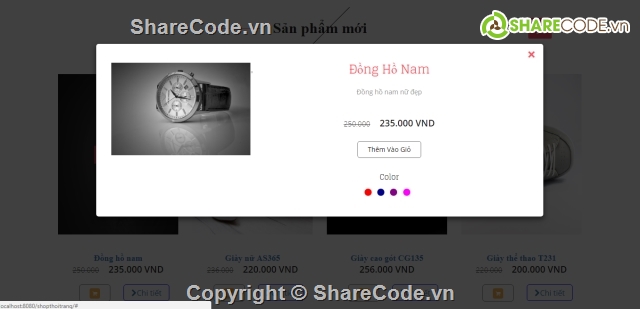 quản lý bán hàng,web bán hàng bằng laravel,web bán đồng hồ,web bán thời trang,web shop thời trang