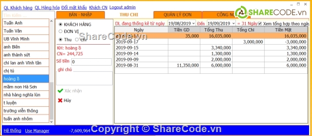 source code quản lý bán hàng c#,sqlite,datareport,Quản lý bán hàng c#