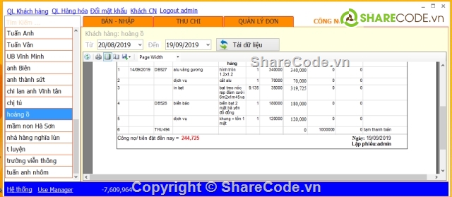 source code quản lý bán hàng c#,sqlite,datareport,Quản lý bán hàng c#