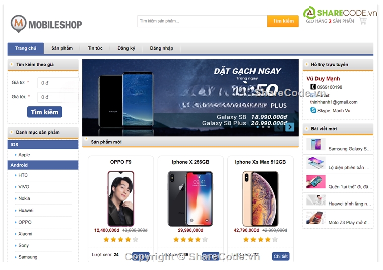 Code quản lý,Code php,quản lý bán hàng