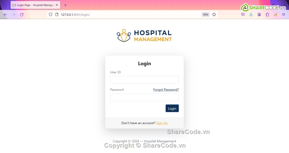 Quản lý bệnh viện,python,django