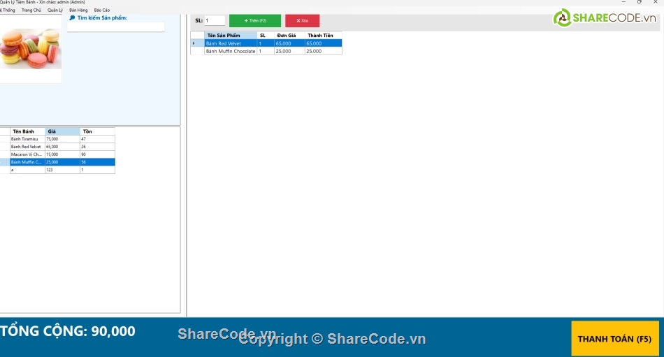 winform,đồ án quản lý cửa hàng bánh,quản lý cửa hàng
