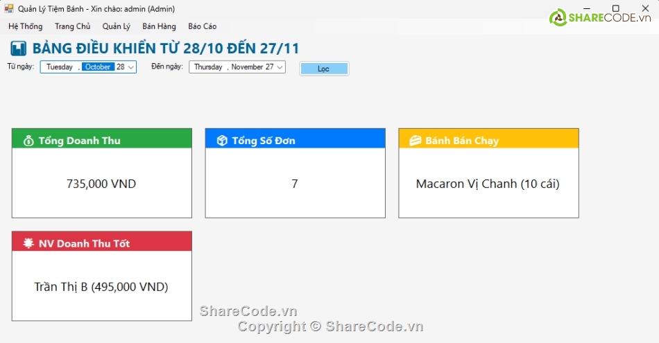 winform,đồ án quản lý cửa hàng bánh,quản lý cửa hàng