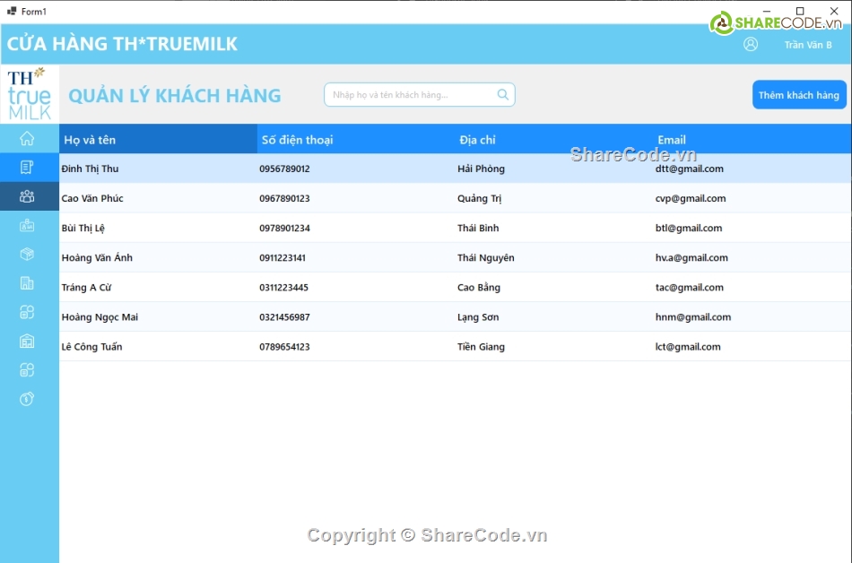 Code phần mềm quản lý,Share code,C# Quản lý cửa hàng,TH,sữa,Bài tập lớn Winform