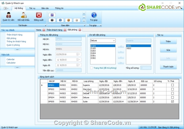 phần mềm quản lý,C#,quan ly khach san,quản lý khách sạn,đồ án quản lý khách sạn,đồ án tốt nghiệp