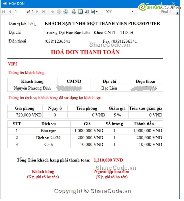 Code phần mềm quản lý,Quản lý khách sạn,C# Quản lý khách sạn,visual c# quản lý khách sạn,quản lý khách sạn