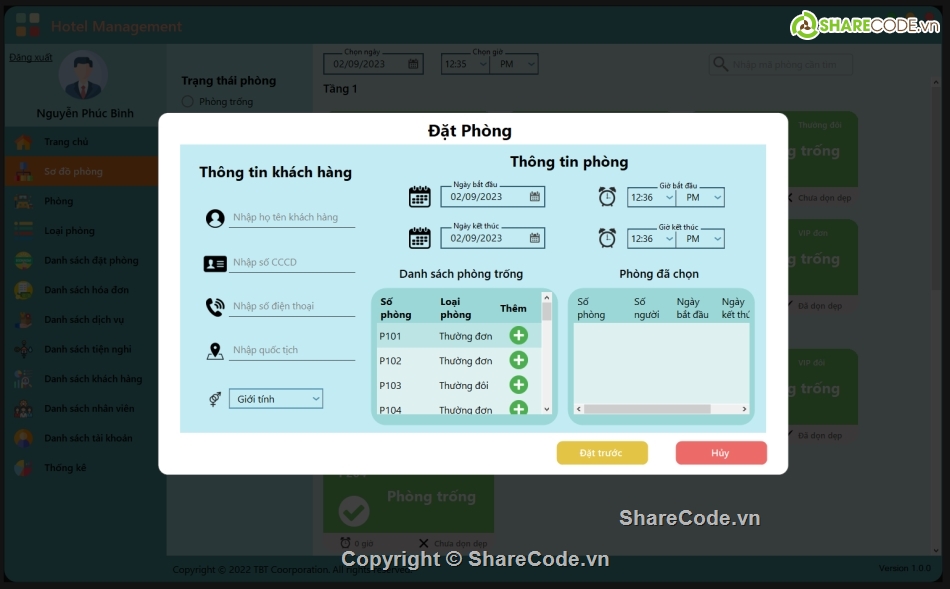 Quản lý khách sạn,khách,sạn,winfom c#