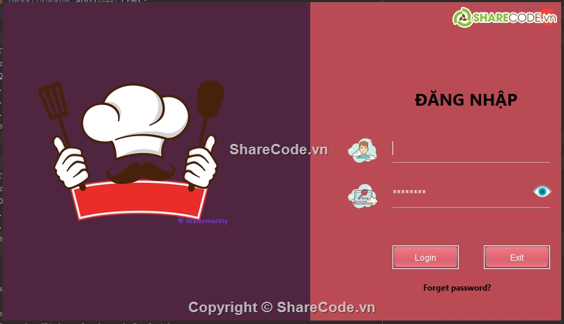 java,quản lý java,nhà hàng