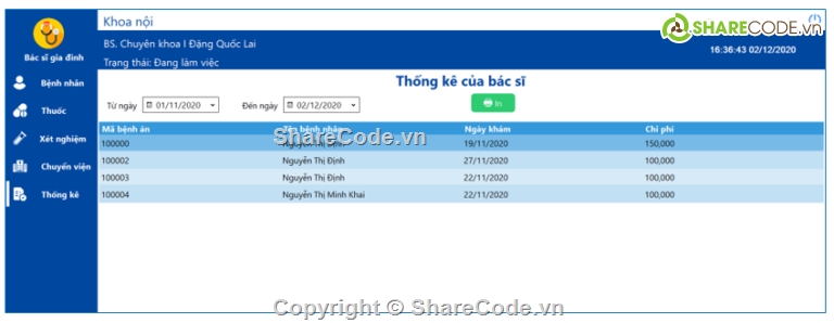 Quản lý phòng khám,báo cáo,Quản lý quảng cáo