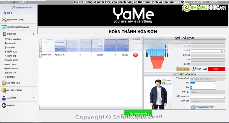 shop thời trang,giao diện quản lý,thời trang đẹp,trang quản lý