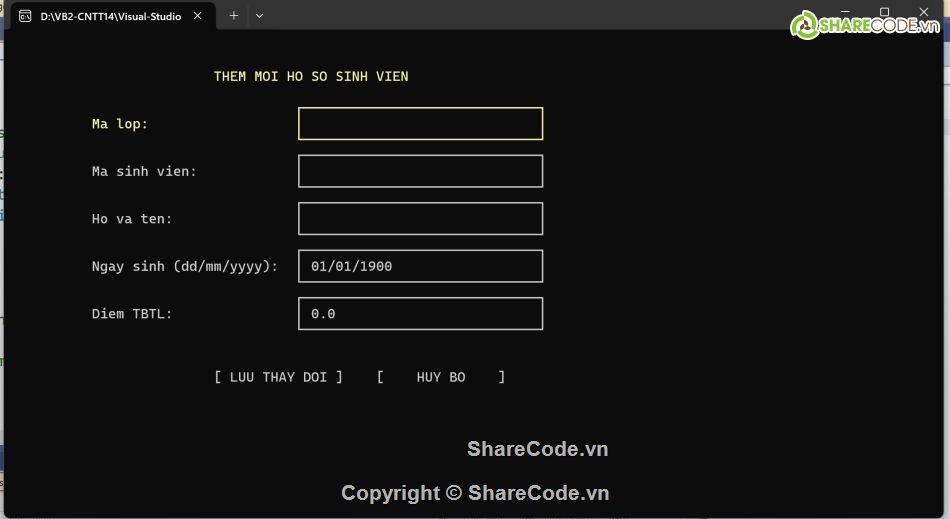 code C++,Quản lý sinh viên,Quản lý sinh viên C++,bài tập,c++