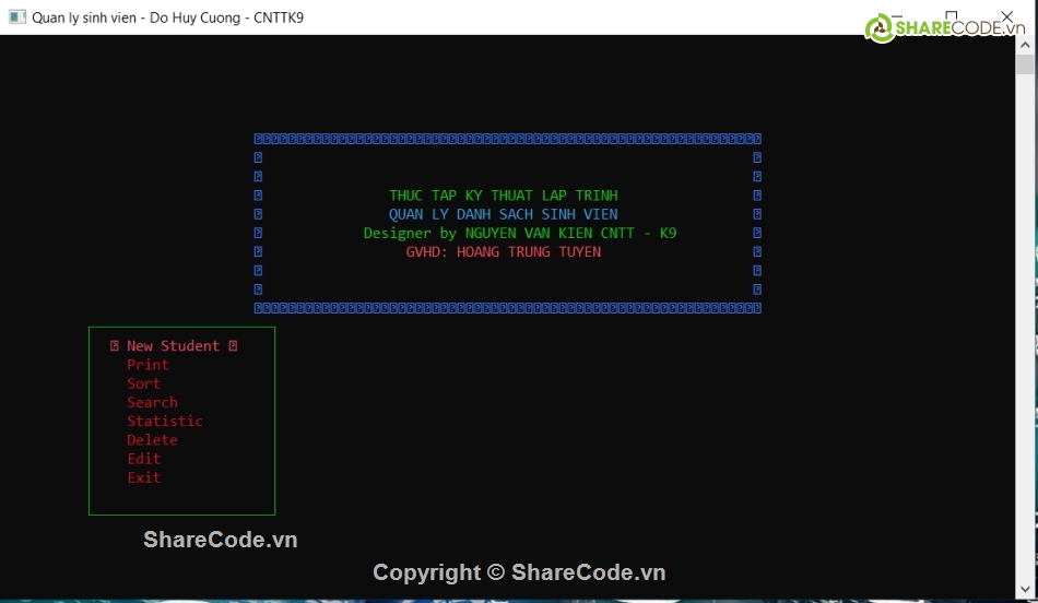 Quản lý sinh viên,student manage,quản lý sinh viên C++,quản lý sinh viên C/C++