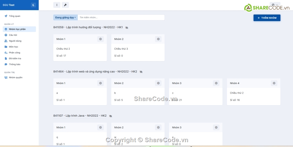 Quản lý sinh viên,trắc nghiệm php,thi php