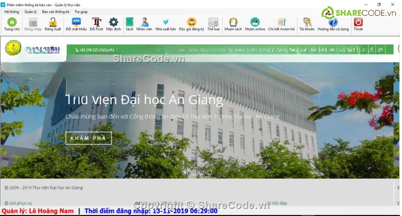 Quản lý thư viện,Full Database,C#