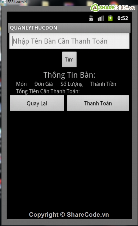 quản lý thực đơn với android,quản lý menu android,code quản lý android,quản lý thực đơn,quản lý menu nhà hàng