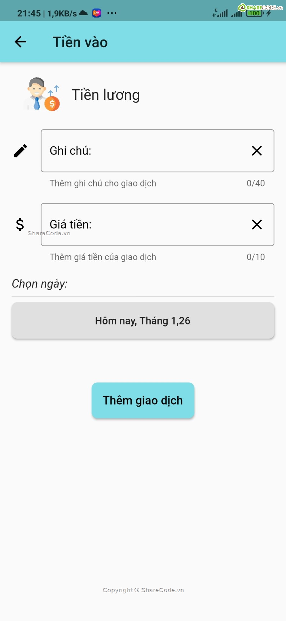 giao diện cực đẹp,quản lý chi tiêu,quản lý tiêu tiền