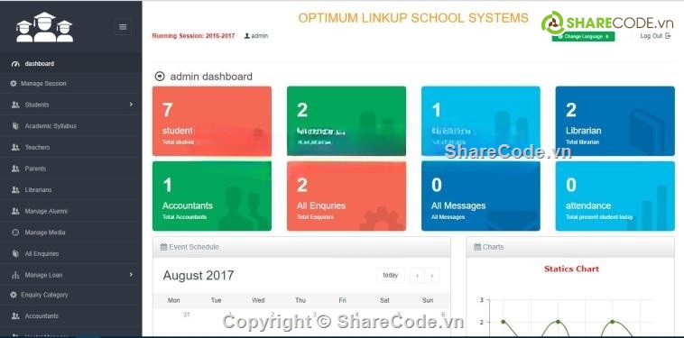Quản lý trường học,php,trường học,full chức năng