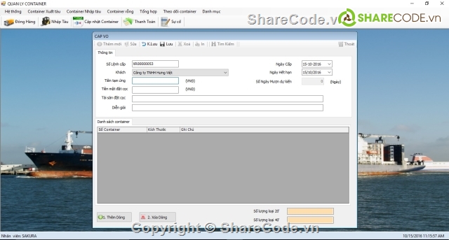 Container,Logistics,phần mềm quản lý,quản lý kho hàng,quản lý vận tải