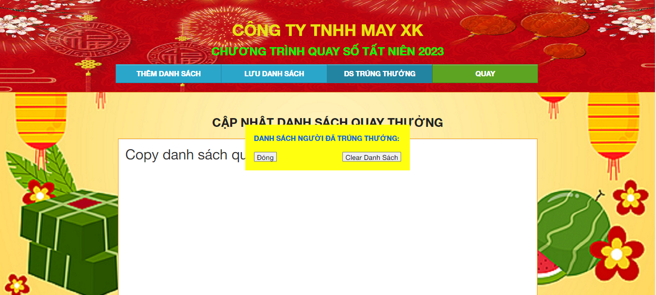 Quay số may mắn,quay số trúng thưởng,game quay số trúng thưởng,quay danh sách trúng thưởng,sourcode quay số may mắn,chiếc nón kỳ diệu